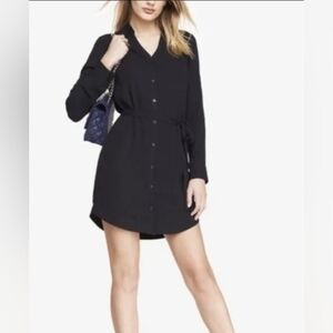 Express Portofino Businesscore/Business Casual Shirt Dress